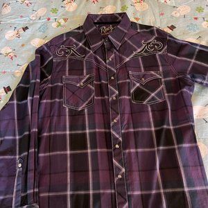 Wrangler rock 47 western shirt